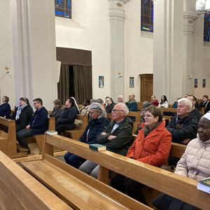 Toute journée de la presse à Saint-Augustin commence par la messe... surtout pour les 120 ans !